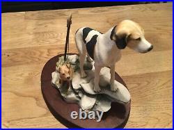 Border fine arts rare fell hound with Lakeland terrier L92 limited edition 750