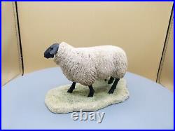 Border fine arts, suffolk ewe and lamb, 119, 1991, by R Ayres