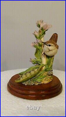 Border fine arts wren on peas, WB36, by Russell Willis Free Delivery