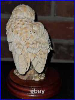 Boxed Border Fine Arts Barn Owl & Chicks Ltd Edition / 537/1250 & Certificate