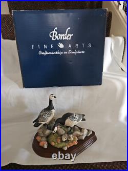 Boxed Border Fine Arts, Barnacle Geese Limited Edition No 411/1850