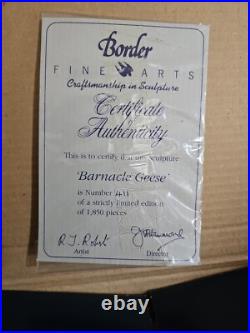 Boxed Border Fine Arts, Barnacle Geese Limited Edition No 411/1850