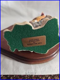 Boxed Border Fine Arts, Hen Pheasant & Chicks + Cock Pheasant Figurines 1990