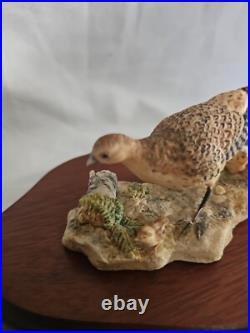Boxed Border Fine Arts, Hen Pheasant & Chicks + Cock Pheasant Figurines 1990