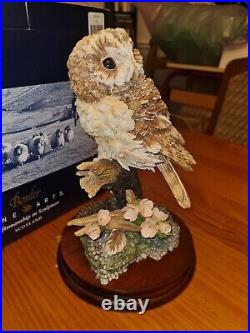 Boxed Border Fine Arts Tawny Owl Limited Edtion 1995 / 1355/1850 & Certificate