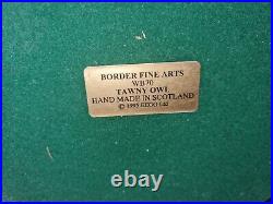 Boxed Border Fine Arts Tawny Owl Limited Edtion 1995 / 1355/1850 & Certificate