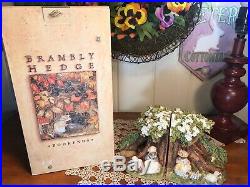 Brambly Hedge Border Fine Arts Poppy & Babies Bookends Boxed