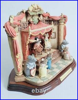 Brambly Hedge Border Fine Arts Pretenders To The Throne Tableau B0909 Signed