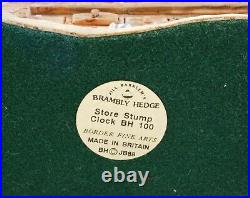 Brambly Hedge Store Stump Clock BH100 Border Fine Arts