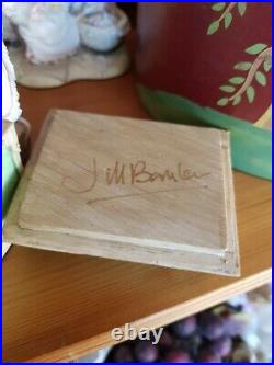 Brambly Hedge rare signed Jill Barklem Merry midwinter Trinket box. Ltd