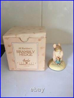 Brambly hedge border fine arts bh39 Wilfred Teddy Mouse Boxed