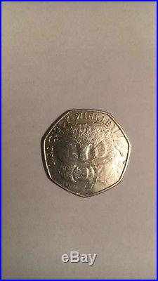 Circulated 2016 Mrs Tiggy Winkle Beatrix Potter 50p Coin
