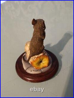 Collectible Border Fine Arts Figurines X 4 Mice With Fruits