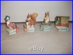 Collection Of 20 Border Fine Arts Beatrix Potter Storybook Figures. Peter Rabbit