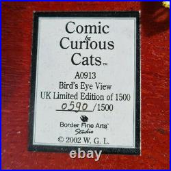 Comic & Curious Cats Bird's Eye View Linda J Smith Ltd Ed #590/1500