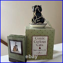 Comic & Curious Cats Figurine Spaghetti Head A26178 Border Fine Arts Boxed Rare