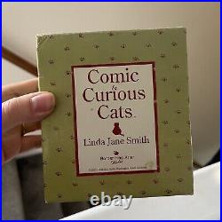 Comic & Curious Cats Figurine Spaghetti Head A26178 Border Fine Arts Boxed Rare