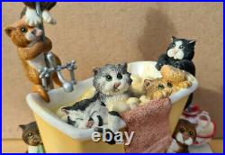 Comic & Curious Cats In the Tub LJ Smith A3884 Ltd. Ed. #485/1500