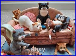 Comic & Curious Cats / Linda Jane Smith Figurine Catastrophe Limted Edition