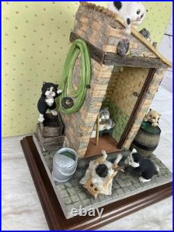 Comic Curious Cats Outside Privy A4962 Limited Edition Border Fine Arts