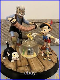 Disney Geppetto & Pinocchio Limited Edition Tableau, A Moment In Time, RARE