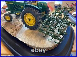 ENSCO. BFA. COUNTRY ARTISTS. JOHN DEERE 4020 TRACTOR & FOLD OUT CULTIVATOR. 50th. L/E