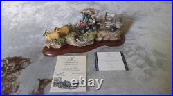 Ex Rare Limited Edition Border Fine Arts All In A Days Work No 585/1500