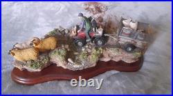 Ex Rare Limited Edition Border Fine Arts All In A Days Work No 585/1500