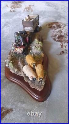 Ex Rare Limited Edition Border Fine Arts All In A Days Work No 585/1500