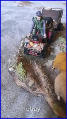 Ex Rare Limited Edition Border Fine Arts All In A Days Work No 585/1500