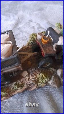 Ex Rare Limited Edition Border Fine Arts All In A Days Work No 585/1500