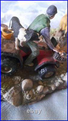 Ex Rare Limited Edition Border Fine Arts All In A Days Work No 585/1500