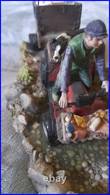 Ex Rare Limited Edition Border Fine Arts All In A Days Work No 585/1500