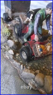 Ex Rare Limited Edition Border Fine Arts All In A Days Work No 585/1500