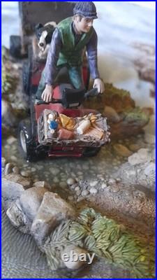 Ex Rare Limited Edition Border Fine Arts All In A Days Work No 585/1500