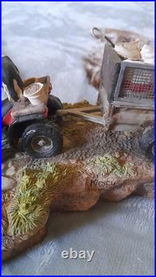 Ex Rare Limited Edition Border Fine Arts All In A Days Work No 585/1500 Ex Rare Limited Edition Border Fine Arts All In A Days Work No 585/1500