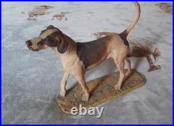 Ex Rare Limited Edition Border Fine Arts Foxhound Sculpture No 118/850 Ex Rare Limited Edition Border Fine Arts Foxhound Sculpture No 118/850