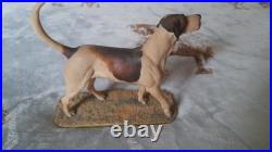 Ex Rare Limited Edition Border Fine Arts Foxhound Sculpture No 118/850 Ex Rare Limited Edition Border Fine Arts Foxhound Sculpture No 118/850