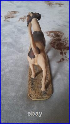 Ex Rare Limited Edition Border Fine Arts Foxhound Sculpture No 118/850 Ex Rare Limited Edition Border Fine Arts Foxhound Sculpture No 118/850