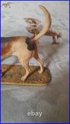 Ex Rare Limited Edition Border Fine Arts Foxhound Sculpture No 118/850 Ex Rare Limited Edition Border Fine Arts Foxhound Sculpture No 118/850