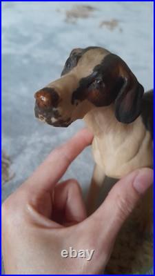 Ex Rare Limited Edition Border Fine Arts Foxhound Sculpture No 118/850 Ex Rare Limited Edition Border Fine Arts Foxhound Sculpture No 118/850