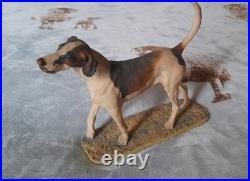 Ex Rare Limited Edition Border Fine Arts Foxhound Sculpture No 118/850 Ex Rare Limited Edition Border Fine Arts Foxhound Sculpture No 118/850