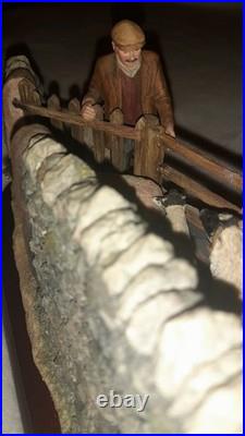 Ex Rare Limited Edition Border Fine Arts Shedding Lambs No 247/1250