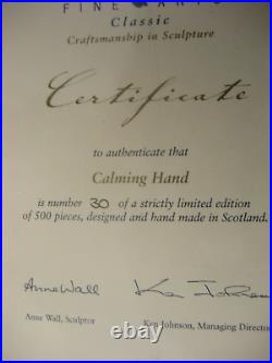 Fine Boxed Border Fine Arts Calming Hand Figure Limited Edition 30 500