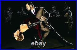 For the Love of Tango Signed Fine Art Giclée Print. Figurative dancer painting