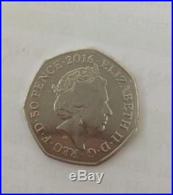 Half Whisker Peter Rabbit 50p Coin
