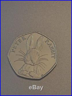 Half Whisker Rare Peter Rabbit 50p coin Beatrix Potter Peter Rabbit