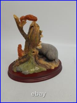Hidden Treasures Border Fine Arts B1026 Badger & Squirrels Repaired Hidden Treasures Border Fine Arts B1026 Badger & Squirrels Repaired