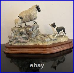 Holding Her Ground (B0198) Sculpted by Ray Ayres -Border Fine Arts. (1972)