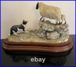 Holding Her Ground (B0198) Sculpted by Ray Ayres -Border Fine Arts. (1972)